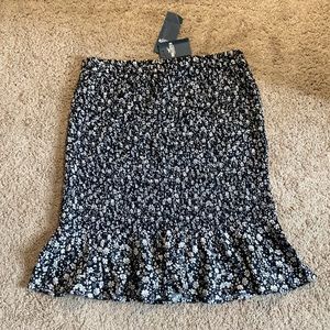 Hollister Smocked Skirt in black